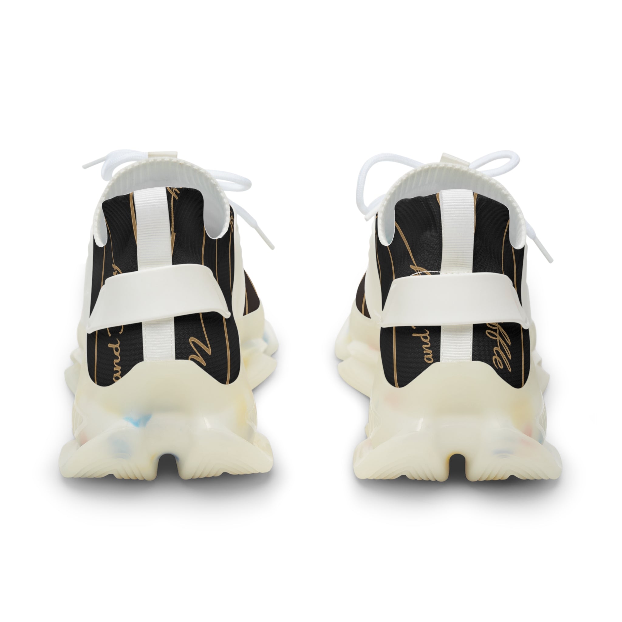 Mens - Tan Line Sneakers — Brown Script Monogram Athletic Shoes