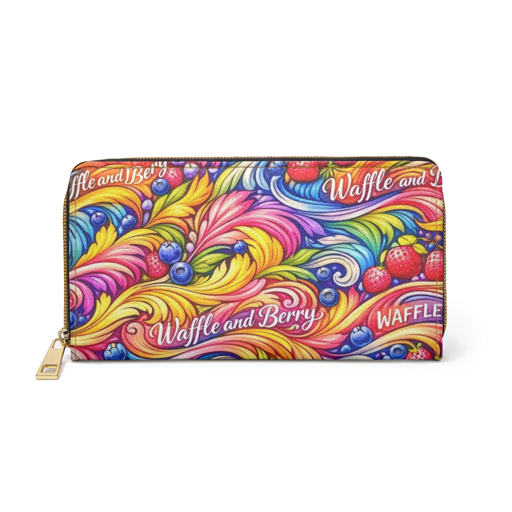 Waffle and Berry / Splash Design — Colorful Swirl Fruit Design