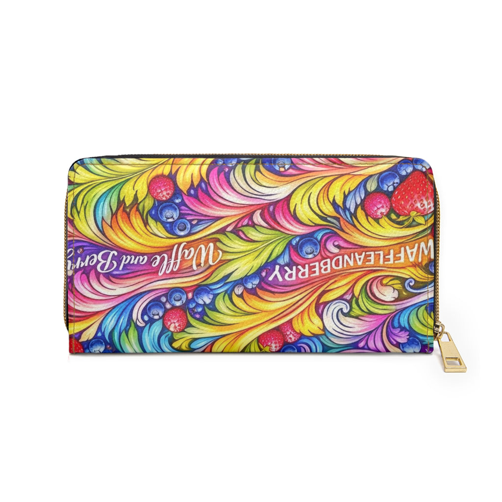 Waffle and Berry / Splash Design — Colorful Swirl Fruit Design