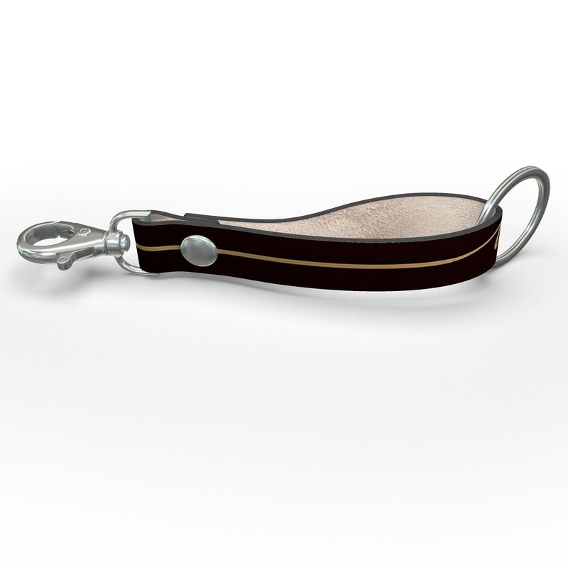 Waffle and Berry Strap Keychain