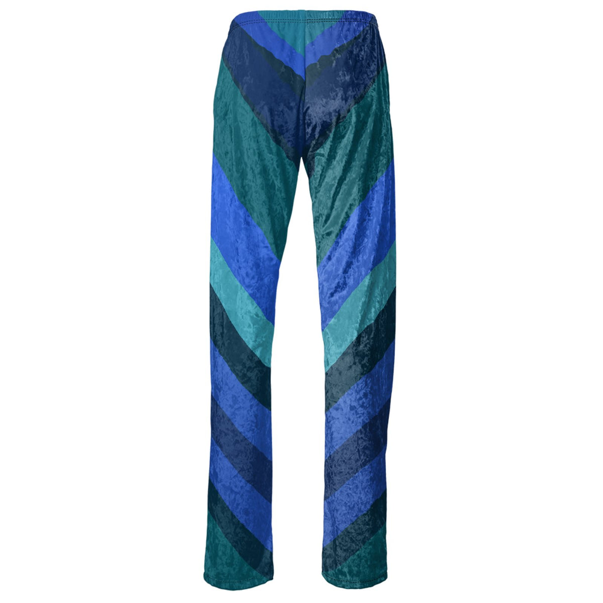 Cobalt Current — Women's Wide-Leg Velour Pants