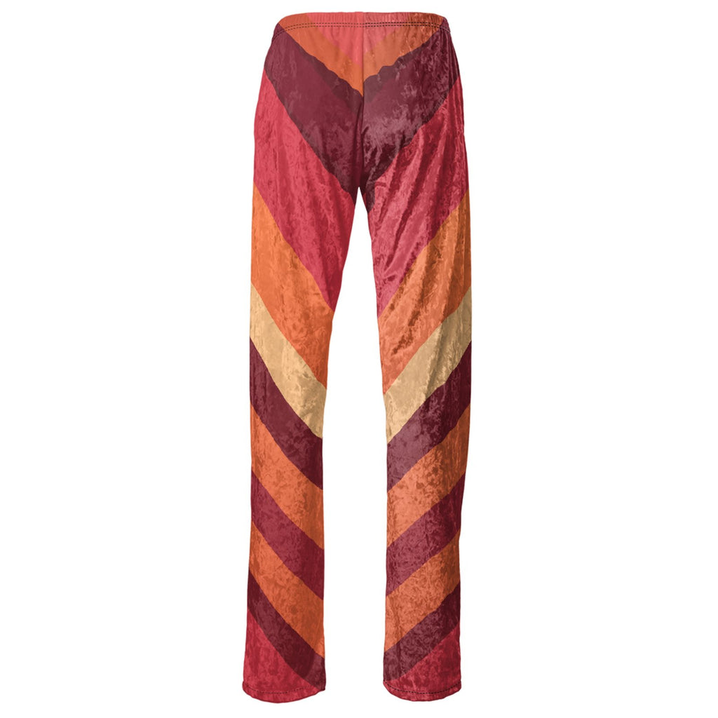 Solar Current — Women's Wide-Leg Velour Pants