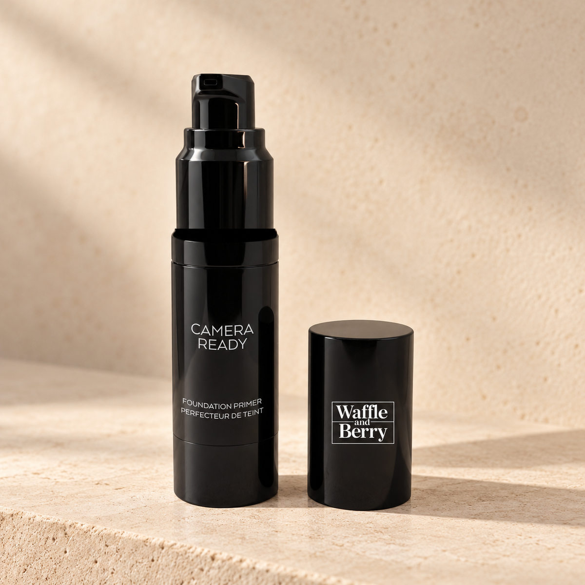 AI-generated product-only editorial illustration of Clear Foundation Primer; packaging reference, not performance evidence.