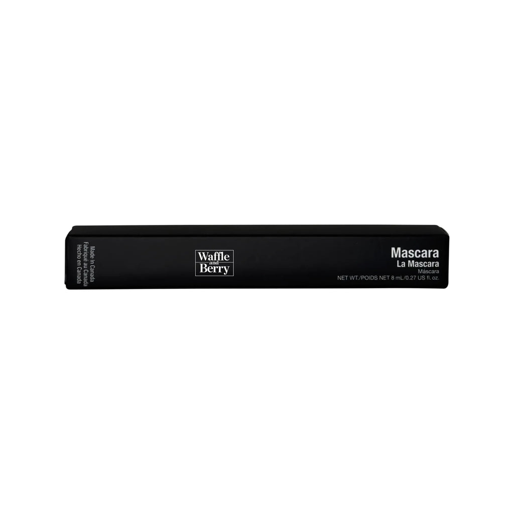 Waffle and Berry water-resistant mascara retail box, 8 mL